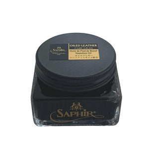 Saphir Oiled Leather Cream Black