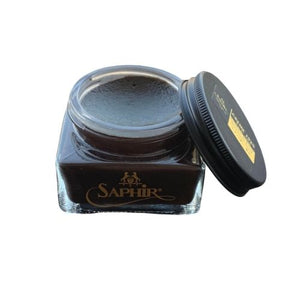 Saphir Pommadier cream in Havana Tobacco colour for premium shoe care