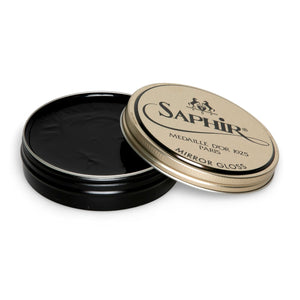 Saphir Mirror Gloss high shine wax black colour