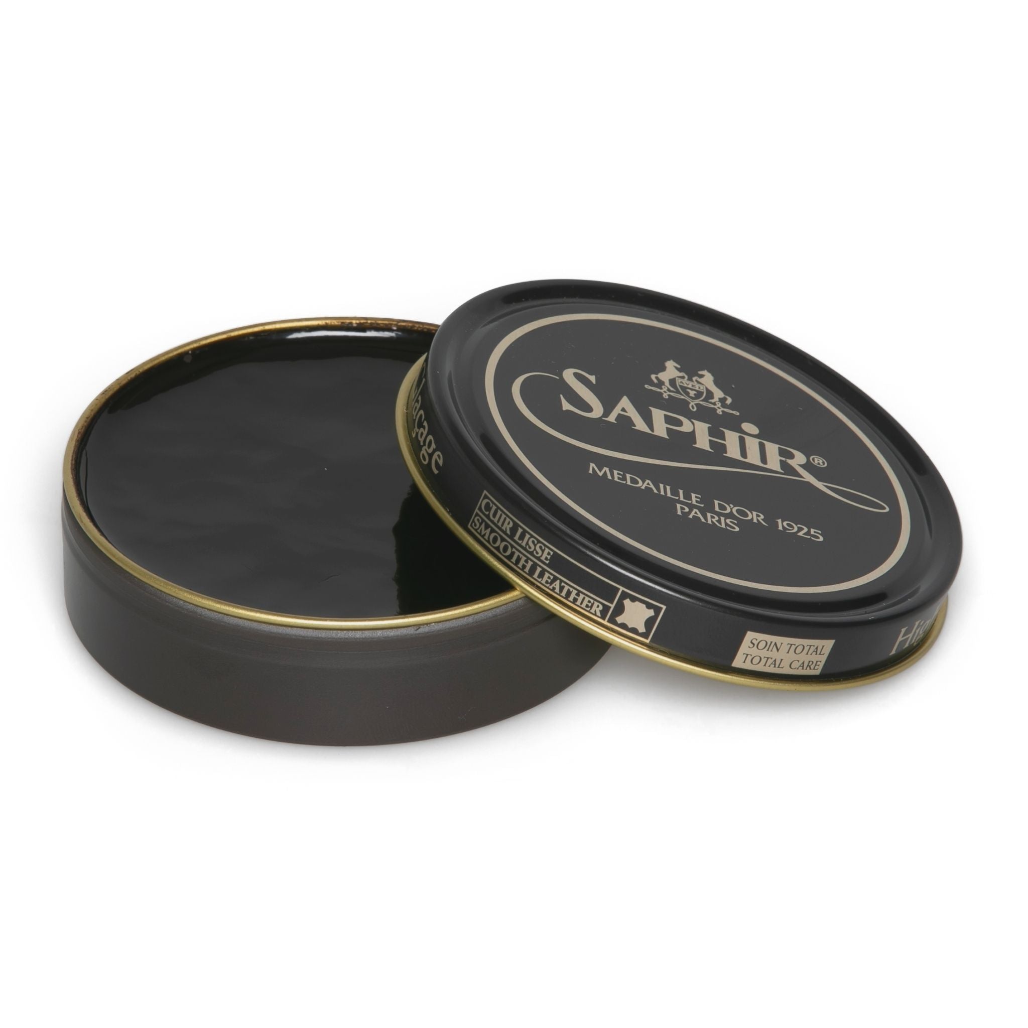 Saphir Pate de Luxe Wax Shoe Polish (100ml) in dark brown colour is the perfect solution to achieve the ultimate shine